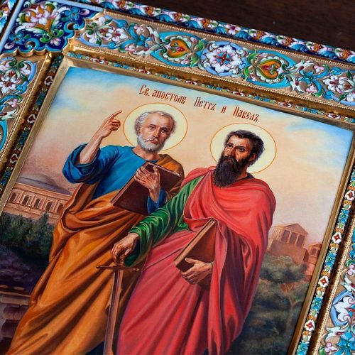 Икона "Апостолы Петр и Павел" МАСТЕРСКАЯ ХРИЗОЛИТ