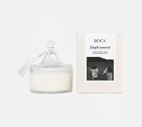 Свеча "Crystal Simple moments / Кристалл Простые моменты" 250 мл BOCA AROMA
