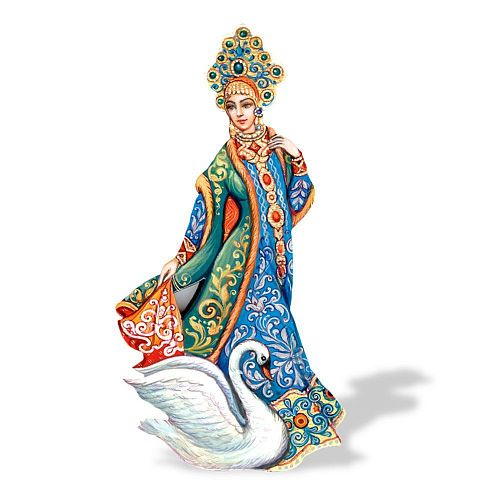 Ёлочная игрушка "Царевна-Лягушка" РУССКАЯ ЛАКОВАЯ МИНИАТЮРА
