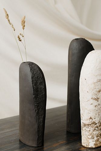 Ваза "Path / Путь" черная ANZEN / АНЗЕН