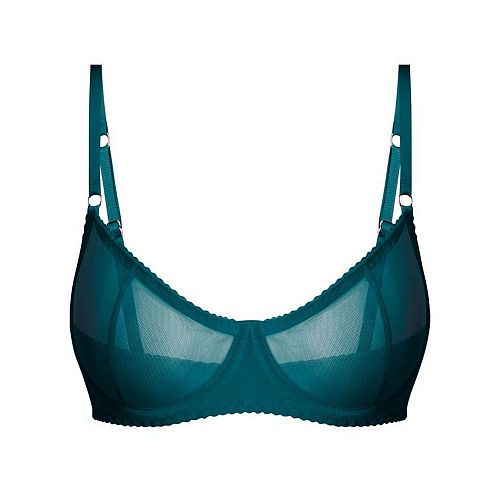 Изумрудный бра "Omut / Омут" из сетки PURPUR INTIMATES / ПУРПУР ИНТИМЭЙТС