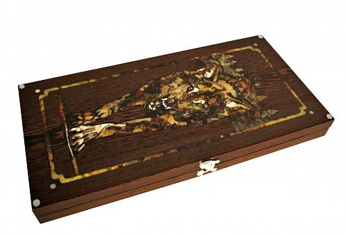 Нарды "Волк" AMBERWOOD / АМБЕРВУД