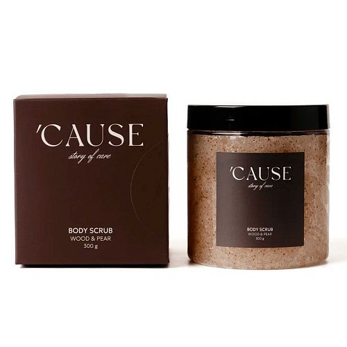Скраб для тела "Wood & Pear / Дерево и груша" CAUSE