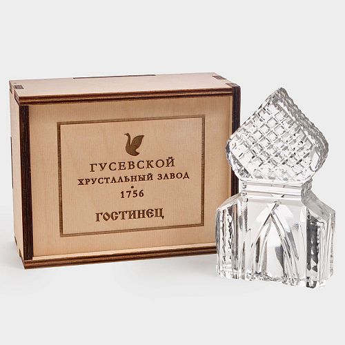 Декоративное изделие "Храм" (бесцветное) ГУСЕВСКОЙ ХРУСТАЛЬНЫЙ ЗАВОД
