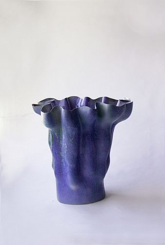 Ваза "Вердера dark blue / темно-синяя" LEVADNAJA DECOR